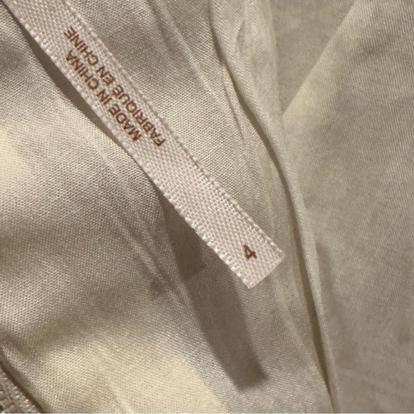 Free People White Polyurethane “pleather” Mini Skirt w/ Lining Women’s Size 4 - Picture 7 of 9